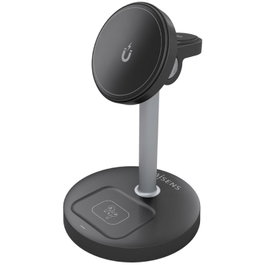Aisens Cargador Inalámbrico 3 en 1 15W ASCH-15W3WC066-BK Negro
